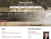 Tablet Screenshot of diazjakob.com